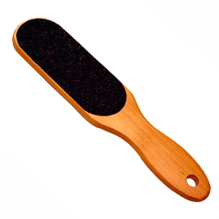 RickiParodi Dvostranska široka lesena pilica za pedikuro